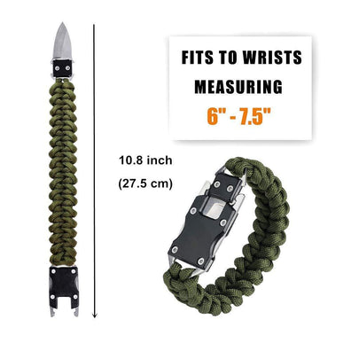 Outdoor Paracord Knife Bracelet